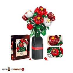 لگو گل رز با گلدان آیتم 9212