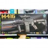 تفنگ تیر ژله ای لیزر شارژی  m416 آیتم : 1-22