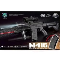 تفنگ تیر ژله ای لیزر شارژی  m416 آیتم : 1-22