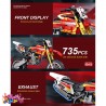 لگو موتور کراس یاماها YZ450( 735قطعه) آیتم 672005
