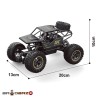 ماشین کنترلی مدل آفرود rock crawler آیتم 2029