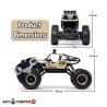 ماشین کنترلی مدل آفرود rock crawler آیتم 2029